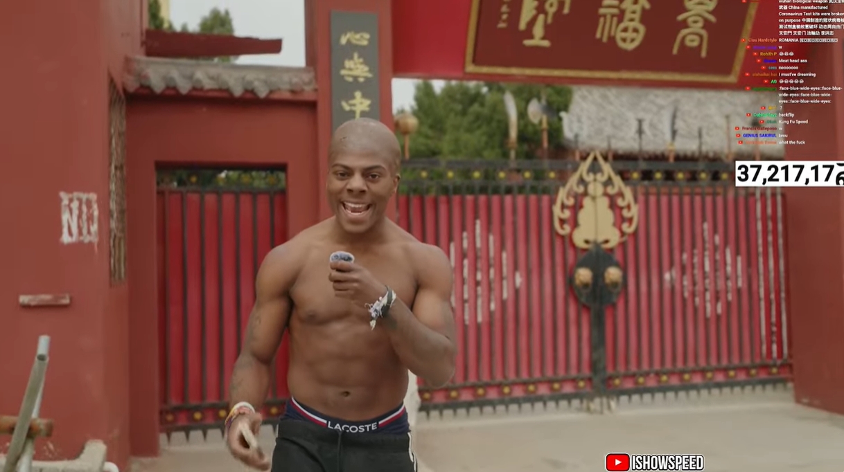  光頭造型！Speed中國(guó)行來(lái)到鄭州少林寺，上香拜佛學(xué)功夫